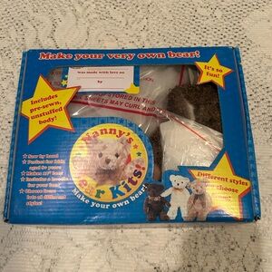 New❤️Vintage Nanny’s teddy bear kit Brown BNIB